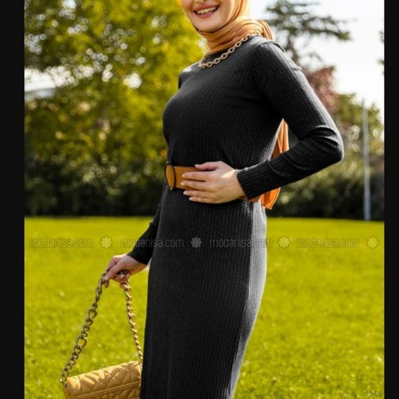 Long Sleeve Sweater Knit Maxi Dress 
